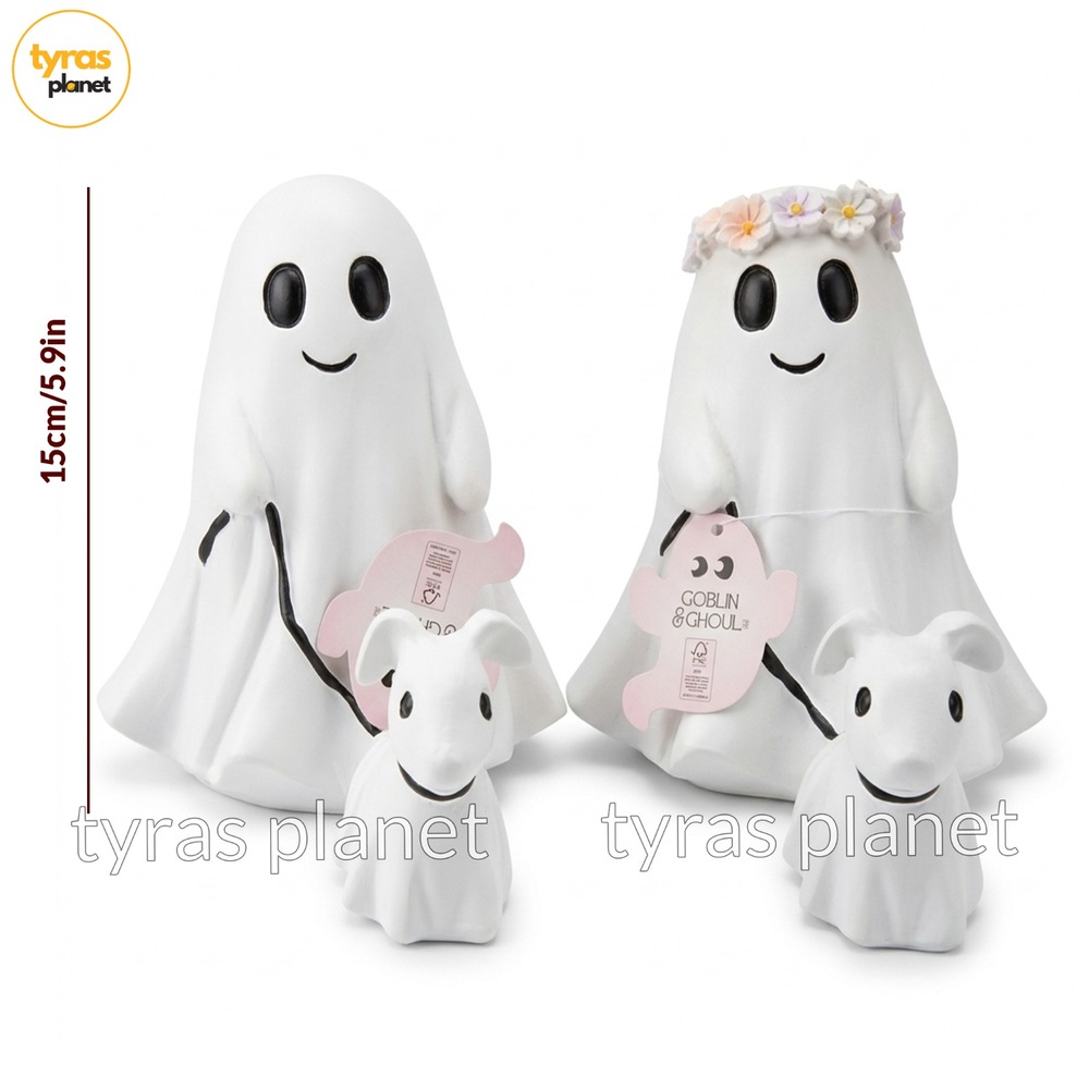 Goblin & Ghoul Ghost Walking Dog Couple Tiktok Viral Halloween Summerween - 6 IN